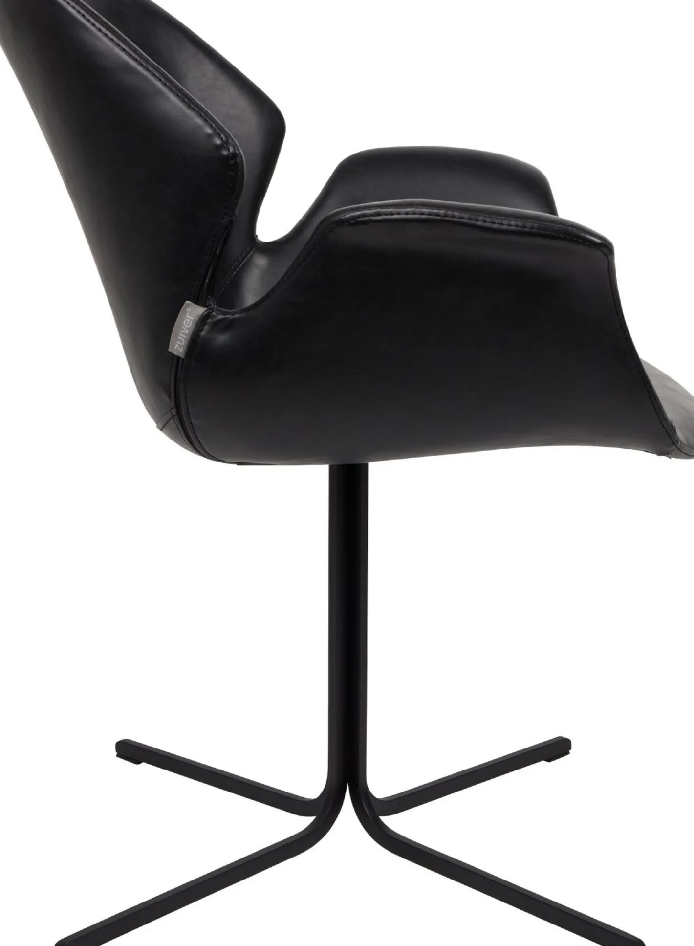 Discount Zuiver Nikki (set van 2) Eetkamerstoel Black