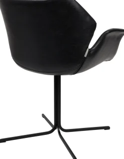 Discount Zuiver Nikki (set van 2) Eetkamerstoel Black