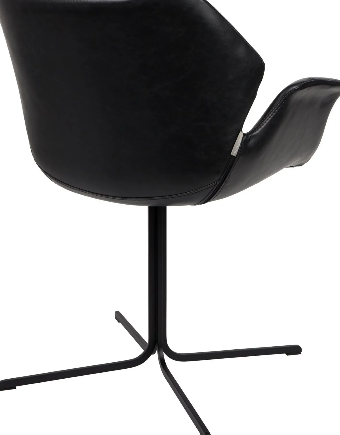 Discount Zuiver Nikki (set van 2) Eetkamerstoel Black