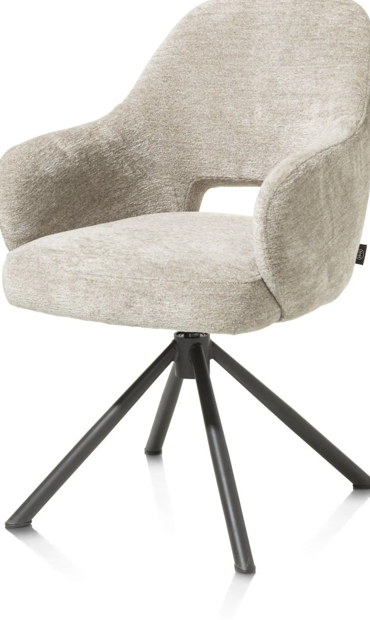 Hot Henders en Hazel Nikolas Armstoel Champagne