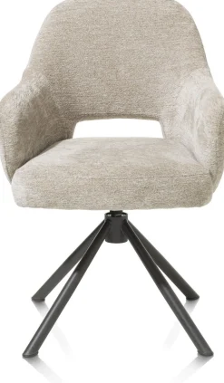 Hot Henders en Hazel Nikolas Armstoel Champagne