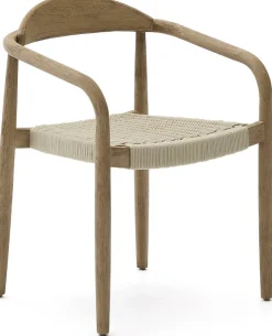 Clearance Kave Home Nina Tuinstoel Naturel, Beige