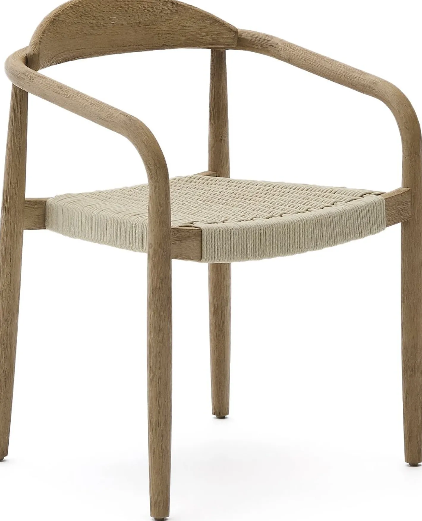 Clearance Kave Home Nina Tuinstoel Naturel, Beige