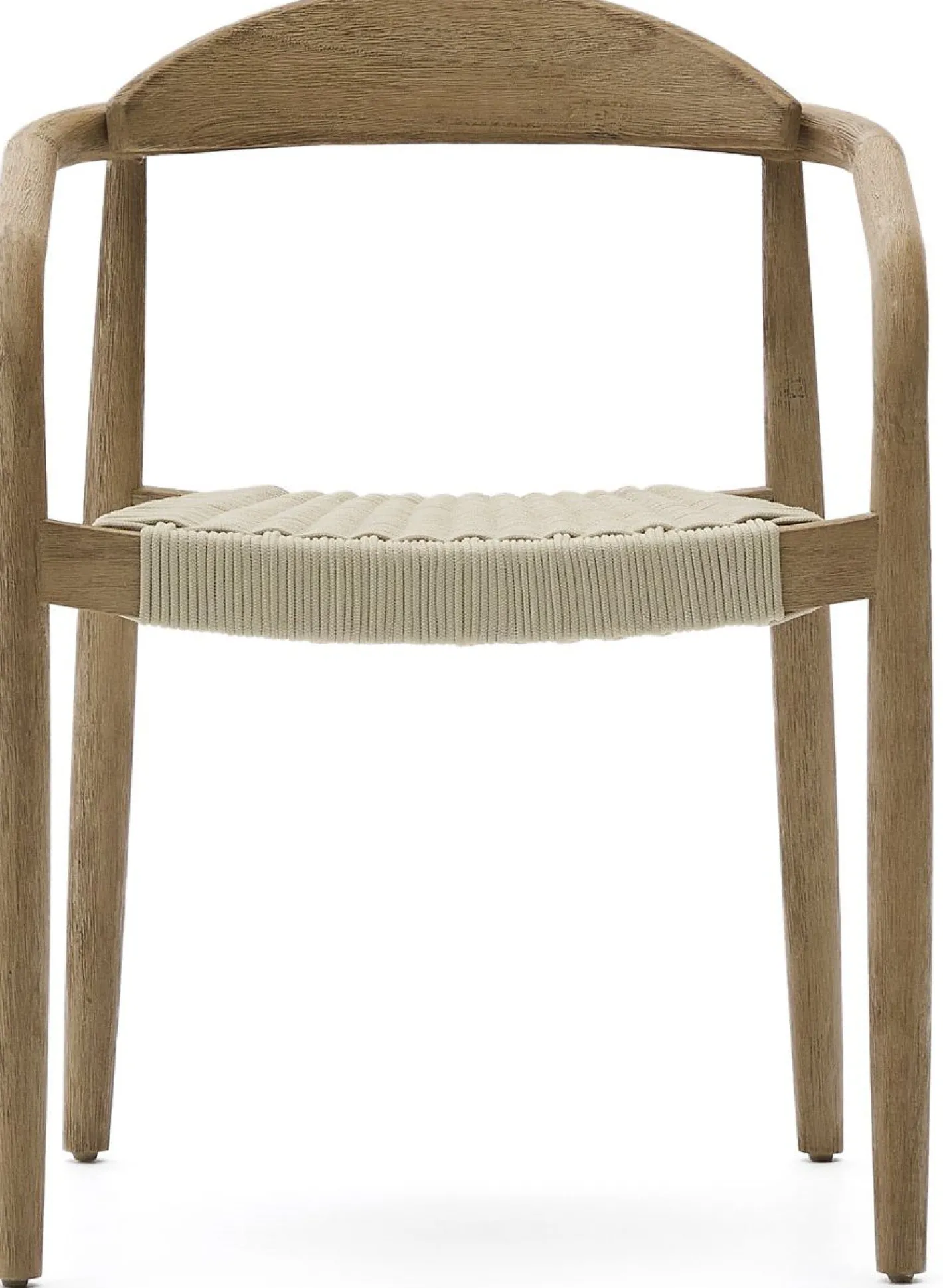 Clearance Kave Home Nina Tuinstoel Naturel, Beige
