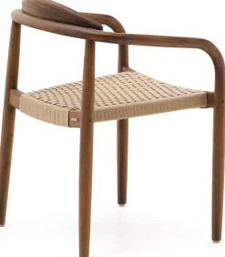Clearance Kave Home Nina Tuinstoel Bruin, Beige