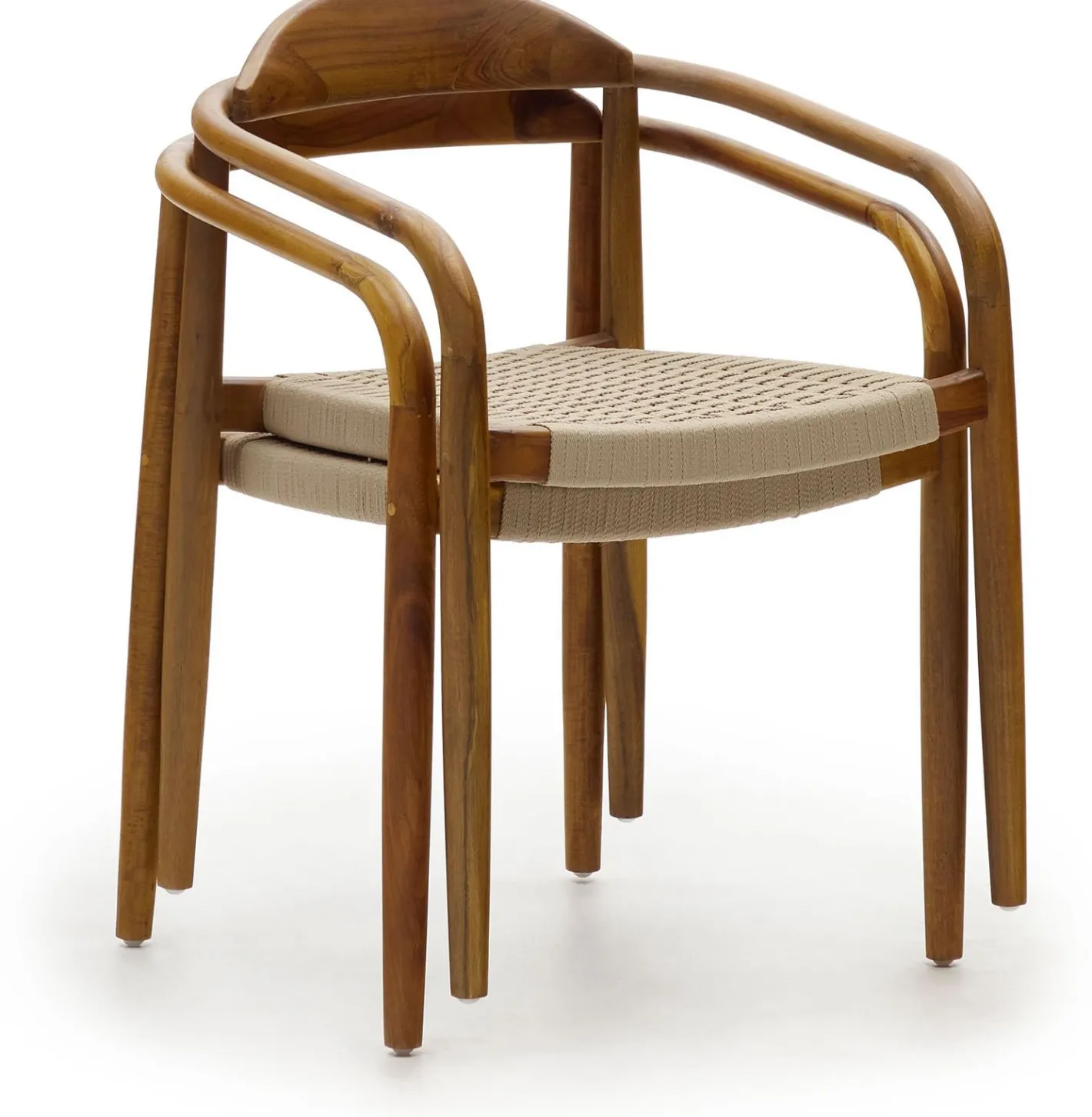 Clearance Kave Home Nina Tuinstoel Bruin, Beige