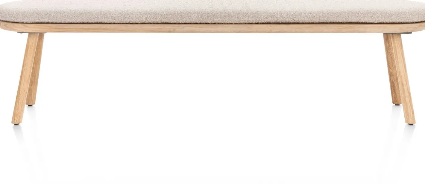 Outlet XOOON Niora Bankje Naturel, Creme