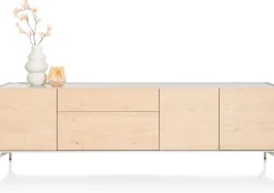 Hot XOOON Niora Dressoir Naturel, Silk Grey