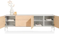 Hot XOOON Niora Dressoir Naturel, Silk Grey