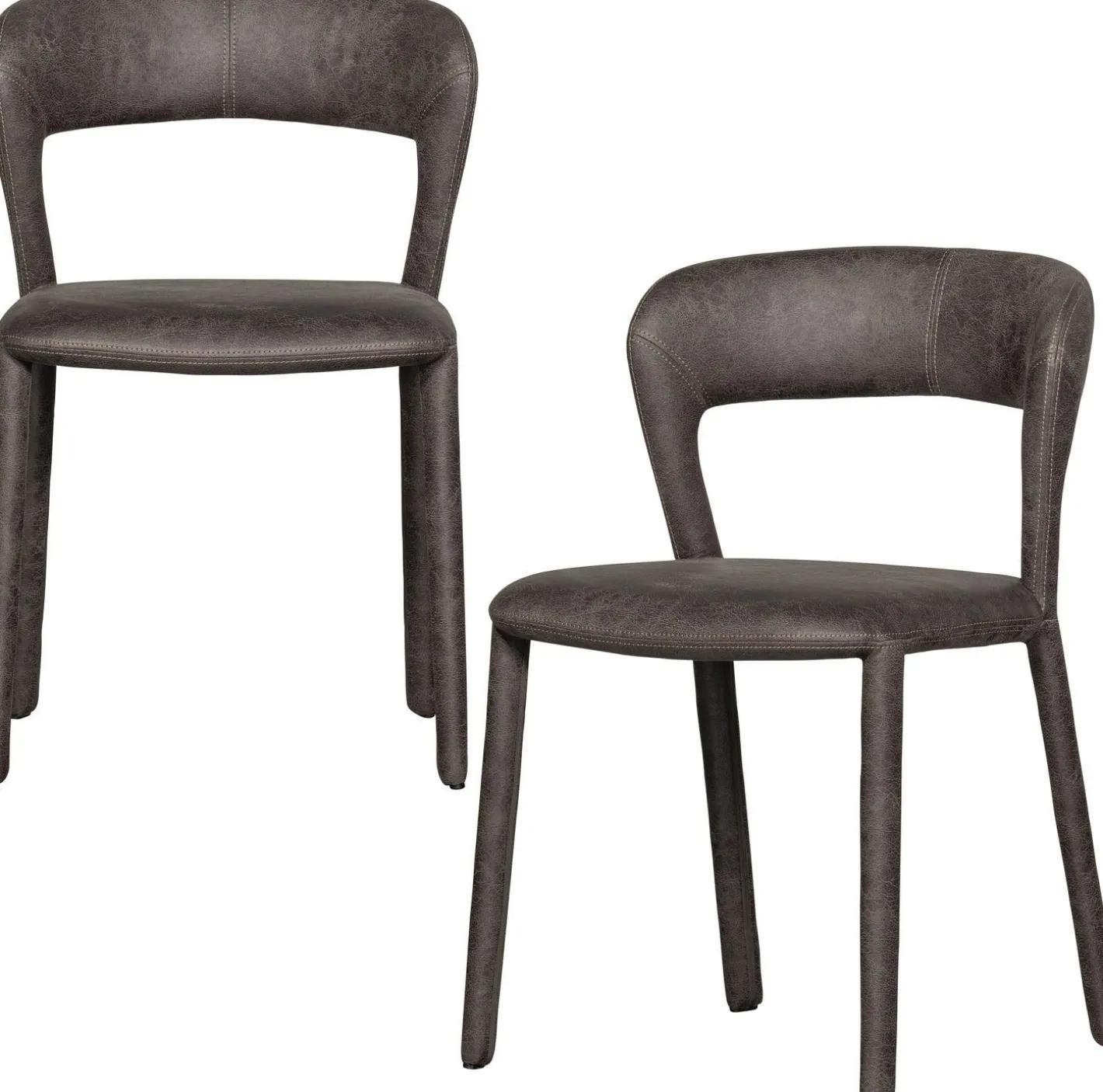 Hot WOOOD Noble Eetkamerstoel Black, Grey