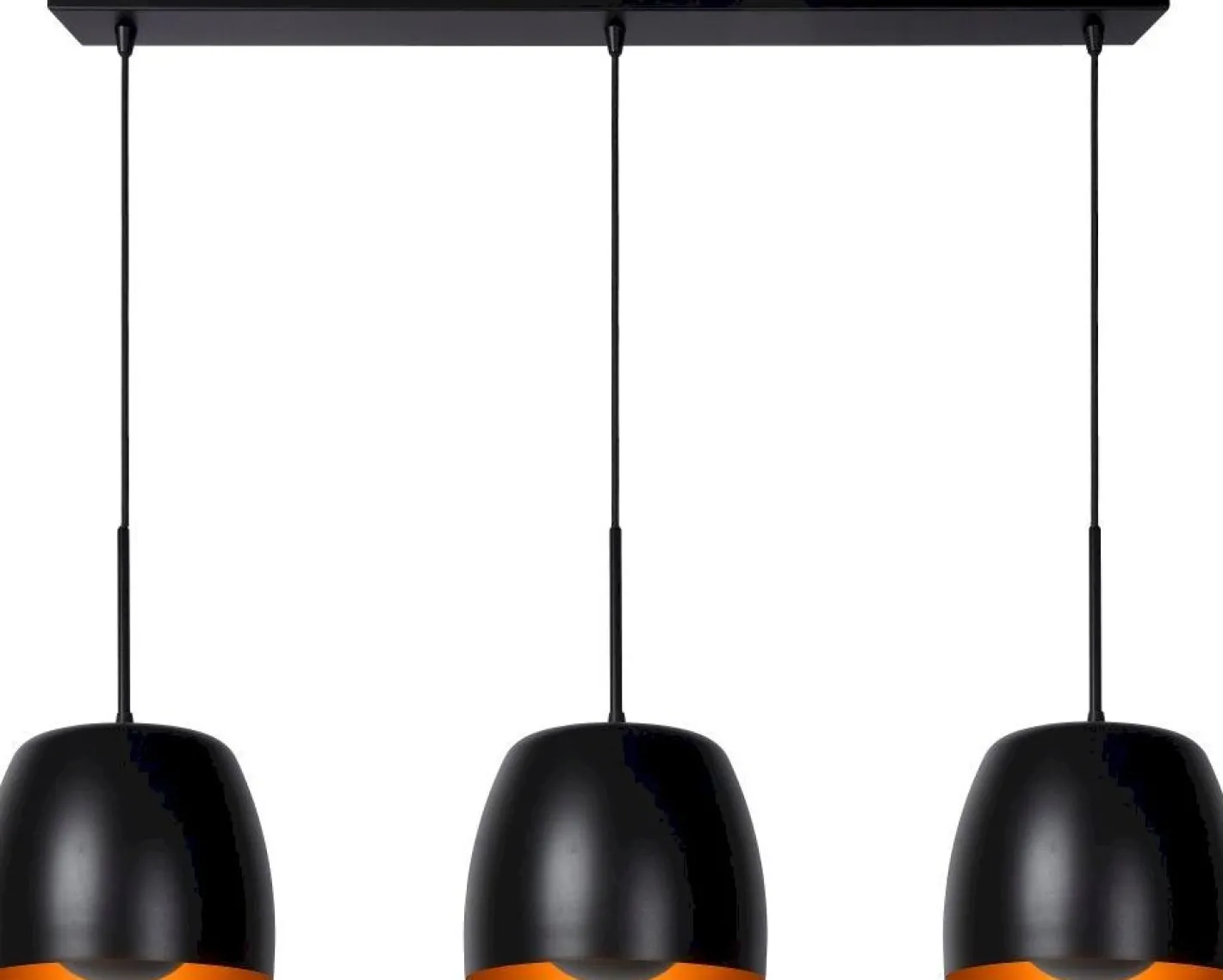 Best Lucide Nolan Zwart Hanglamp Zwart, Goud