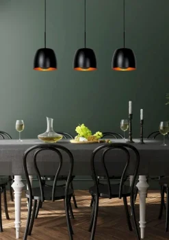 Best Lucide Nolan Zwart Hanglamp Zwart, Goud