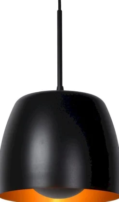 Best Lucide Nolan Zwart Hanglamp Zwart, Goud