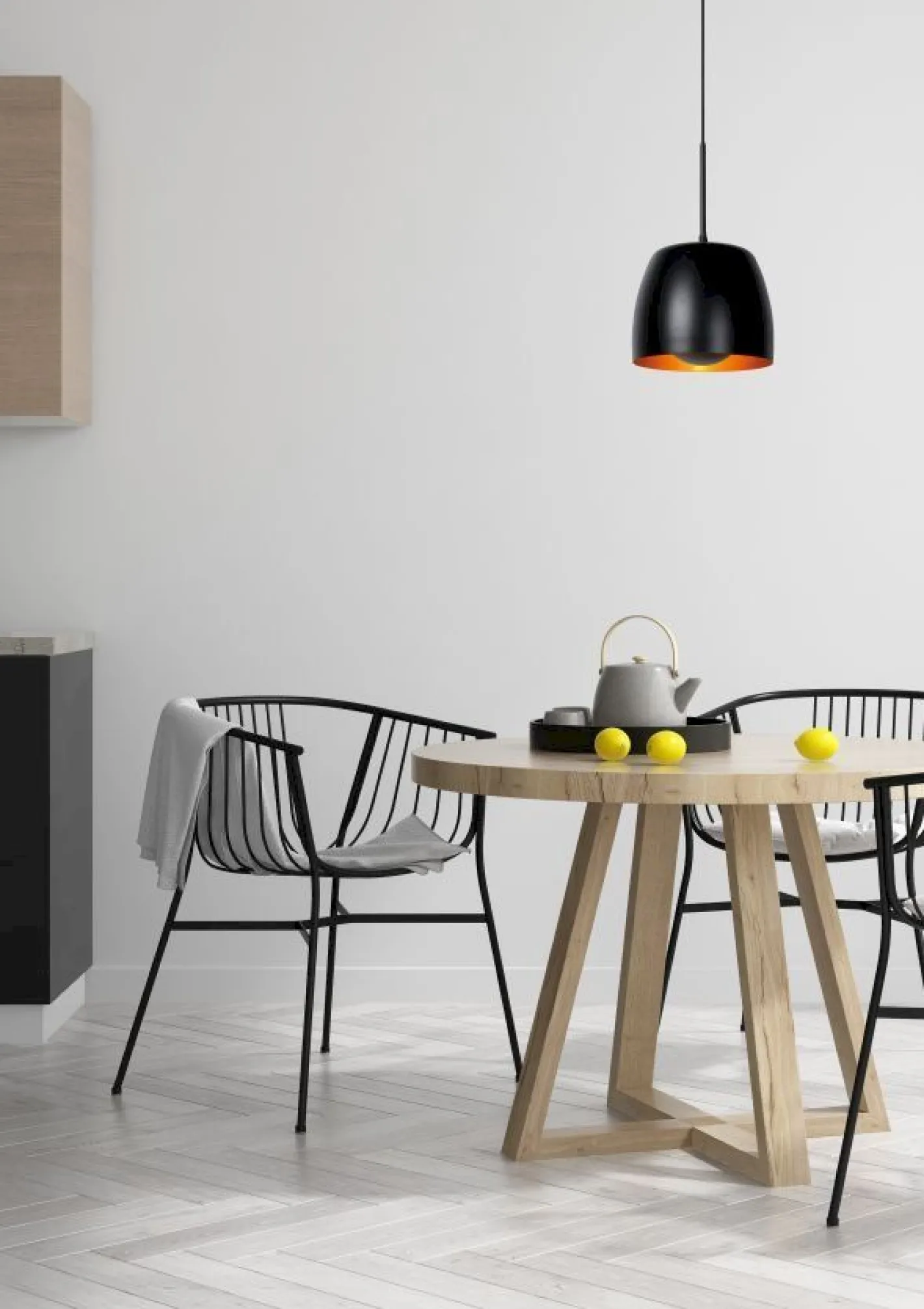 New Lucide Nolan Zwart Hanglamp Zwart, Goud