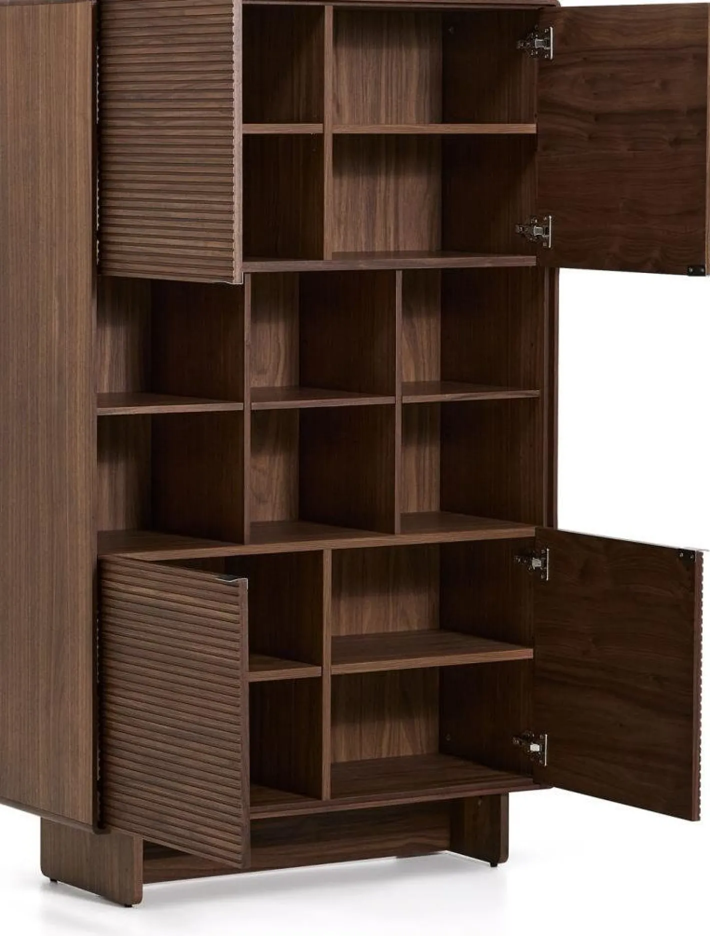 Outlet Kave Home Norlen Opbergkast Donkerbruin