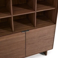 Outlet Kave Home Norlen Opbergkast Donkerbruin