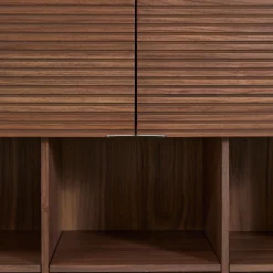 Outlet Kave Home Norlen Opbergkast Donkerbruin