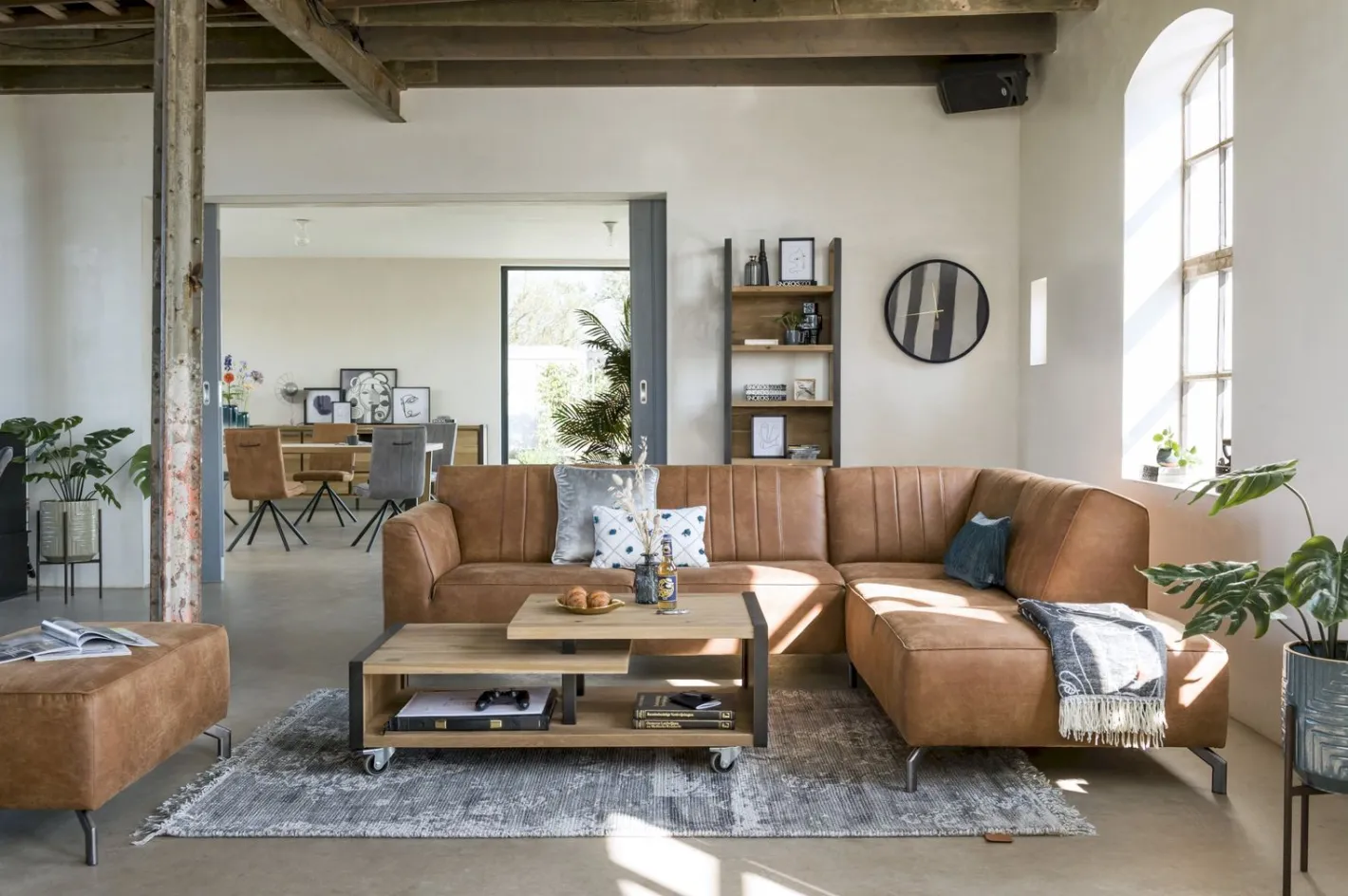 Henders en Hazel Nova Zembla Poef Cognac