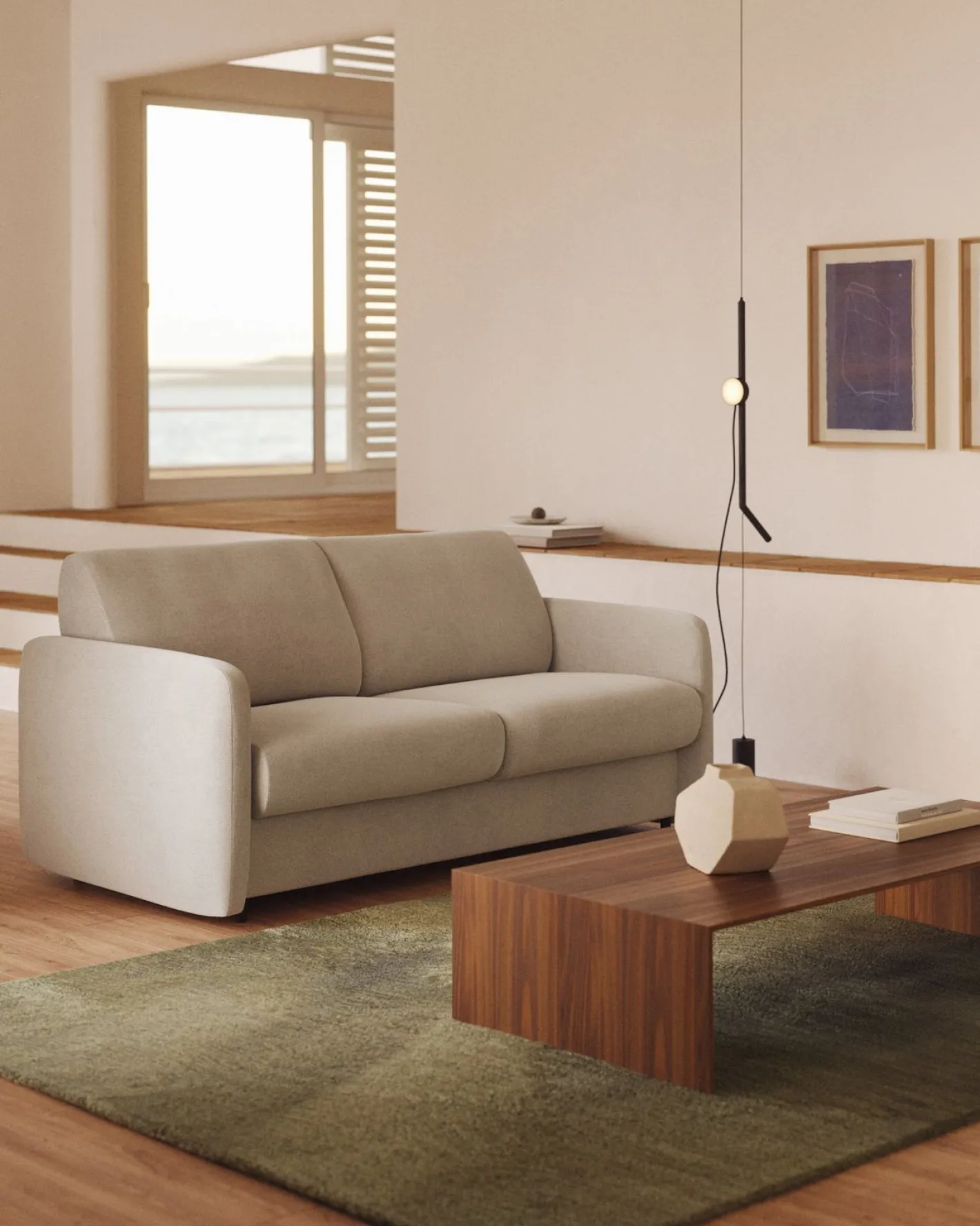 Online Kave Home Nuala Slaapbank Grijs