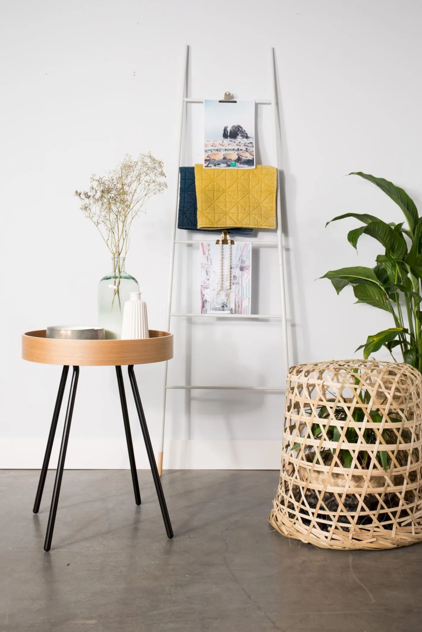 New Zuiver Oak Tray Bijzettafel