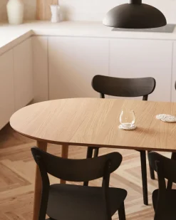 Sale Kave Home Oakland Uitschuifbare Eettafel Naturel