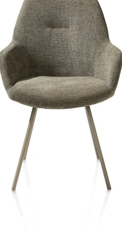 Outlet XOOON Odin Armstoel Grijs, Groen, Mosgroen