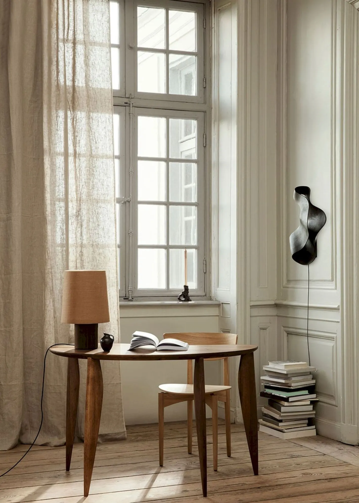 Hot Ferm Living Oister Wandlamp Zwart