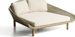Discount Kave Home Olbia Ligstoel Groen, Beige