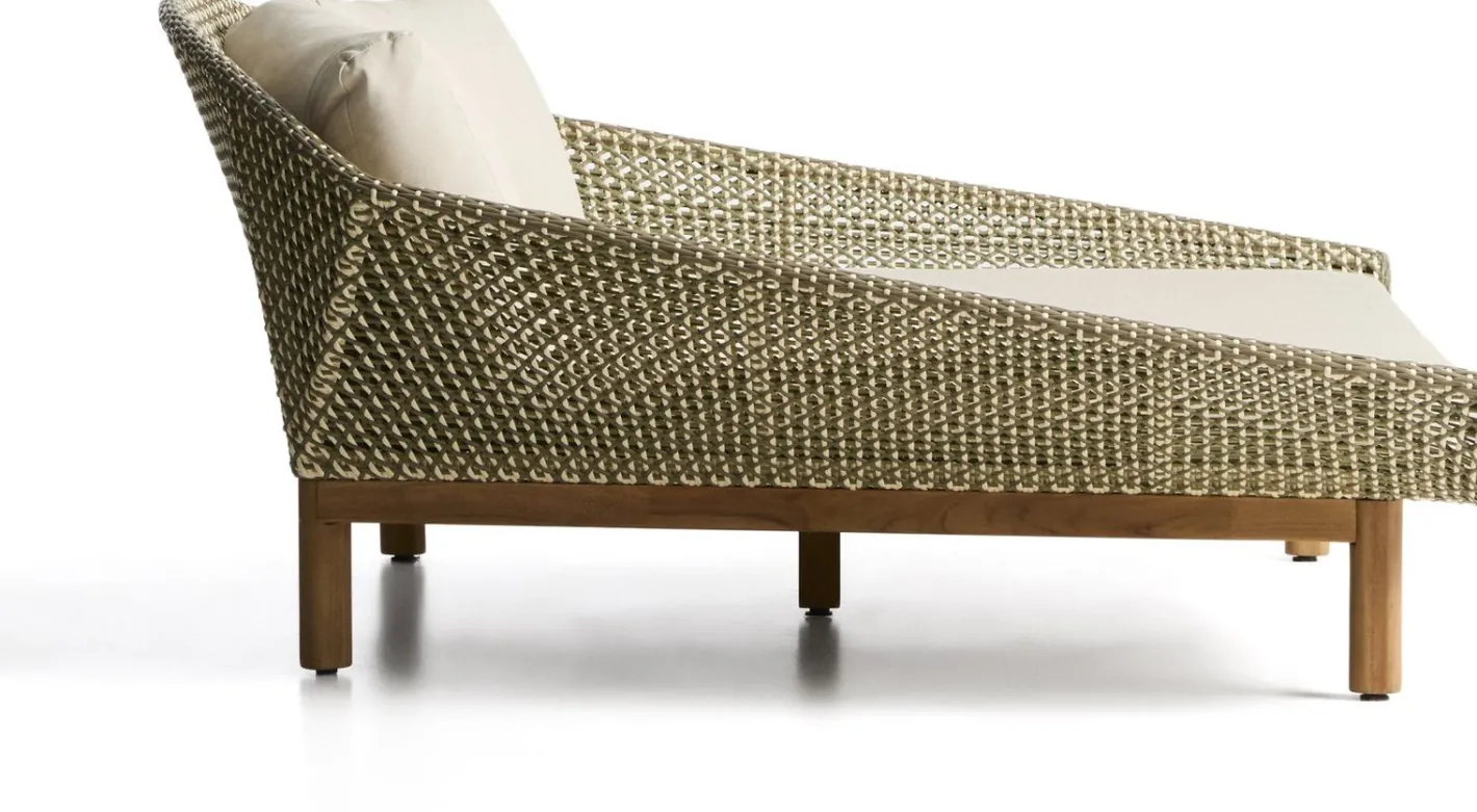 Discount Kave Home Olbia Ligstoel Groen, Beige