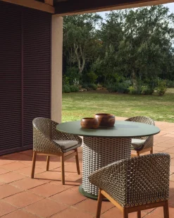 Best Kave Home Olbia Tuinstoel Groen