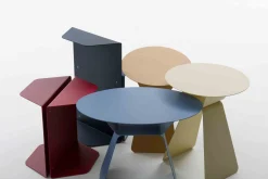 Hot Bert Plantagie Olly Rond Bijzettafel Orange, Brown