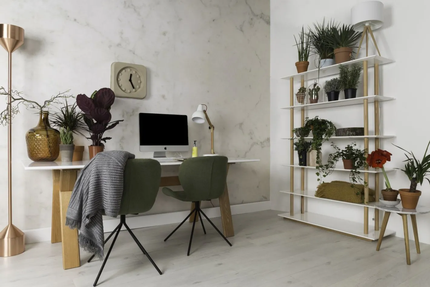 Clearance Zuiver OMG (set van 2) Eetkamerstoel Light Grey