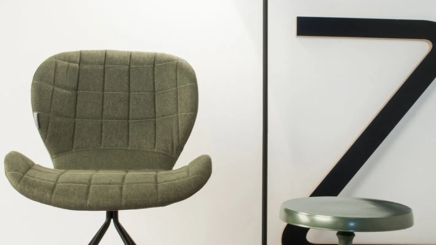 Zuiver OMG (set van 2) Eetkamerstoel Green