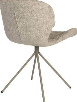 Zuiver OMG soft Soft (set van 2) Eetkamerstoel Beige
