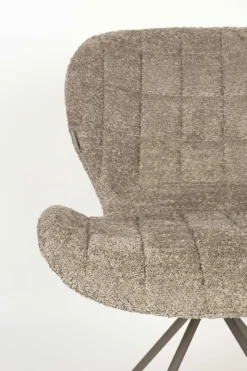 Zuiver OMG soft Soft (set van 2) Eetkamerstoel Beige