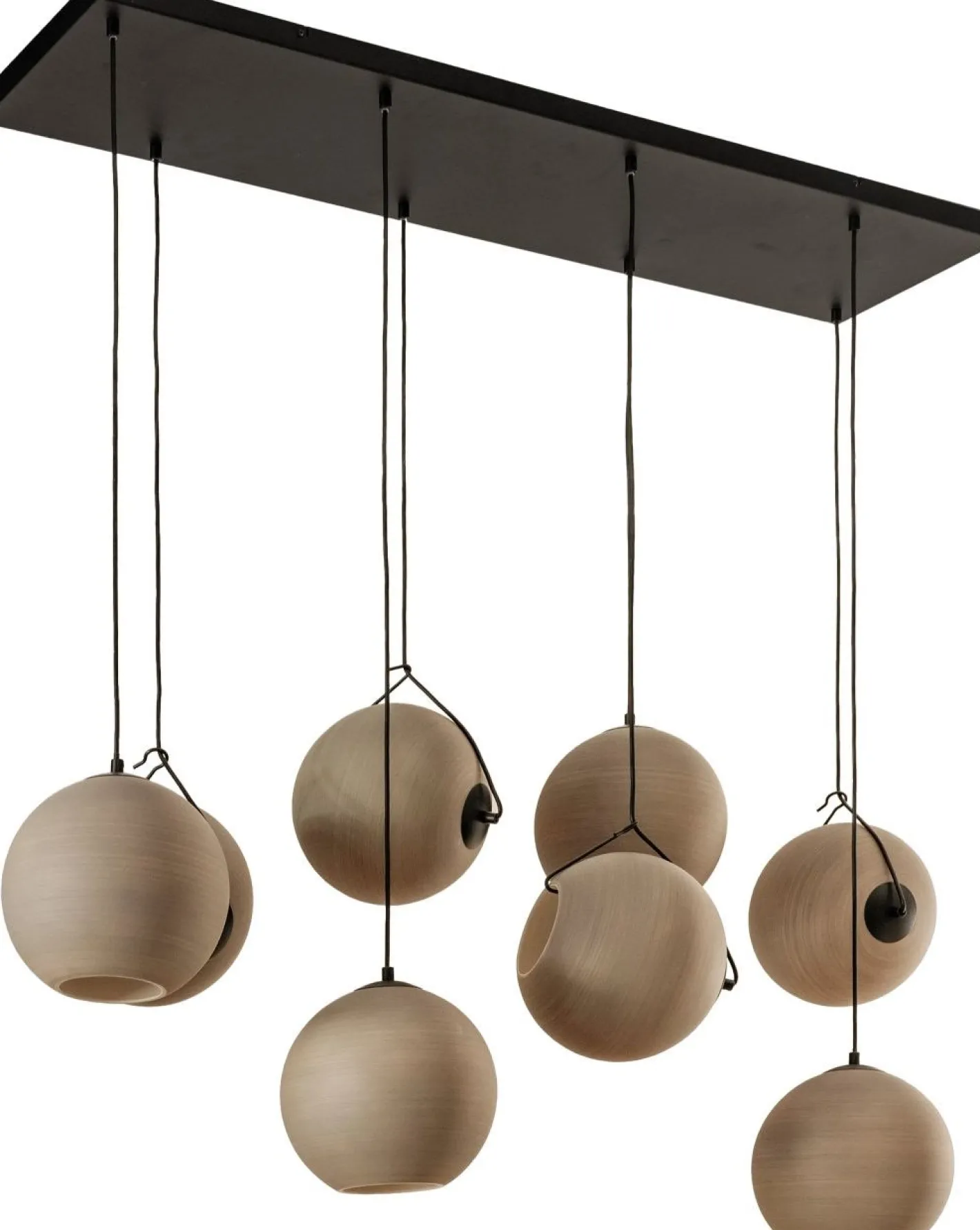Outlet Eijerkamp Collectie Orb Saturn Hanglamp Zwart, Taupe