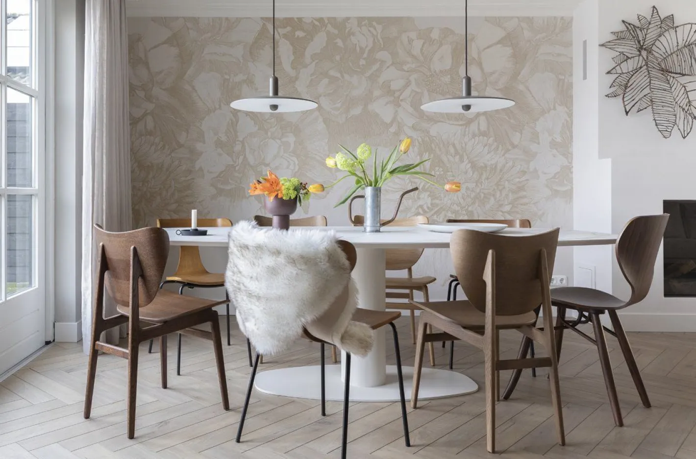 Discount Metaform Orfis Eettafel Bruin