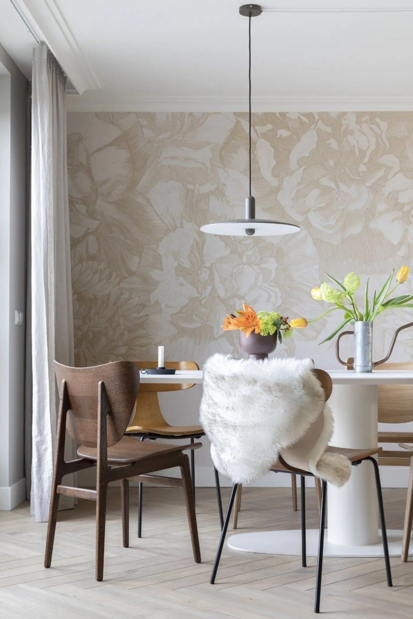 Discount Metaform Orfis Eettafel Bruin