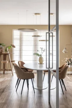 Discount Metaform Orfis Eettafel Bruin