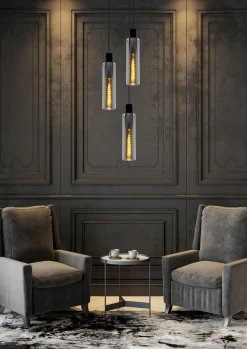 New Lucide Orlando Hanglamp Zwart