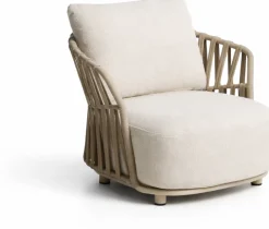 Kave Home Osani Outdoor Fauteuil Ecru, Taupe