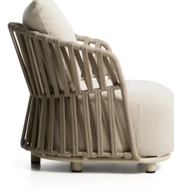 Kave Home Osani Outdoor Fauteuil Ecru, Taupe