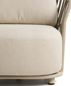 Kave Home Osani Outdoor Fauteuil Ecru, Taupe