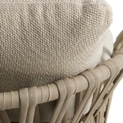 Kave Home Osani Outdoor Fauteuil Ecru, Taupe