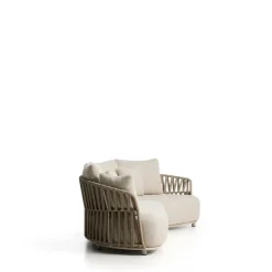 Kave Home Osani Tuinbank Ecru, Taupe