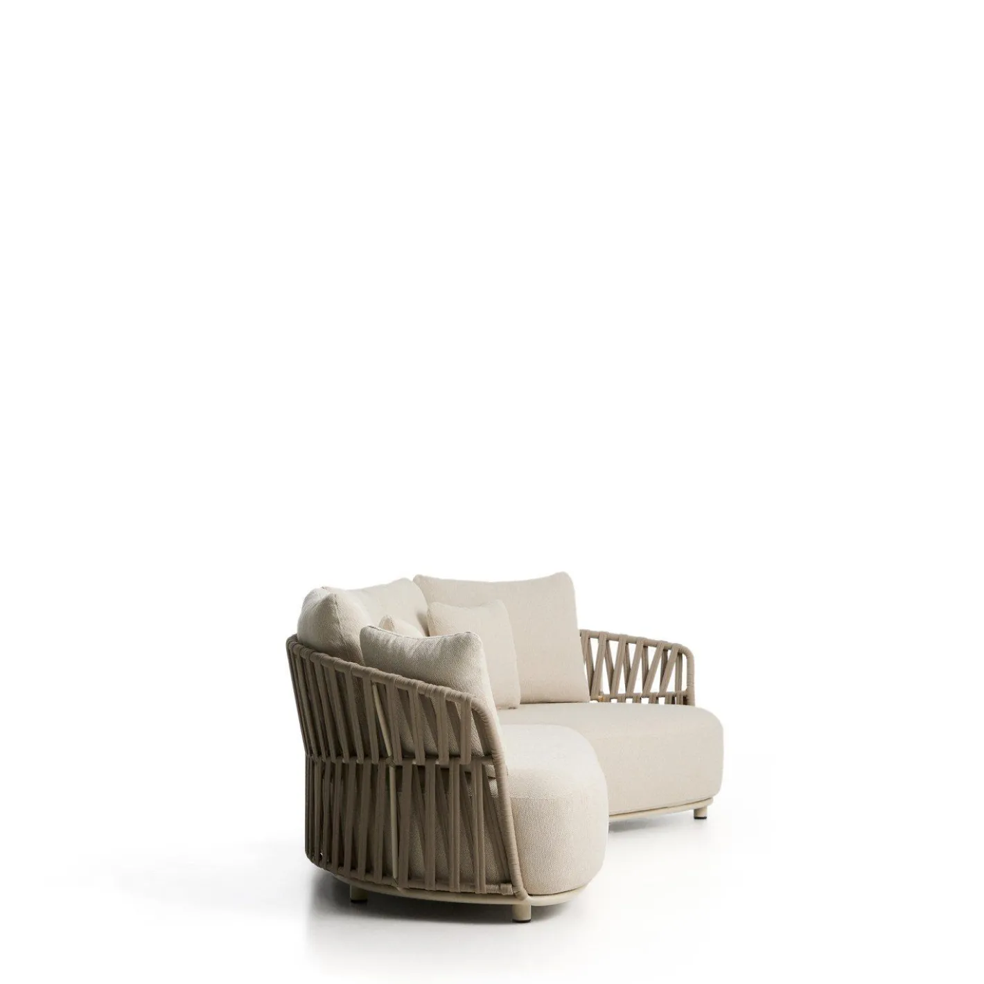 Kave Home Osani Tuinbank Ecru, Taupe