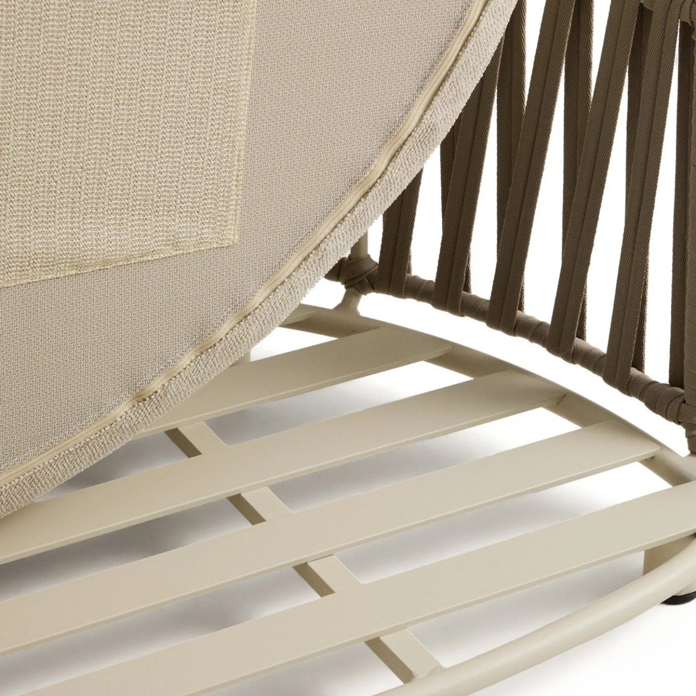 Kave Home Osani Tuinbank Ecru, Taupe