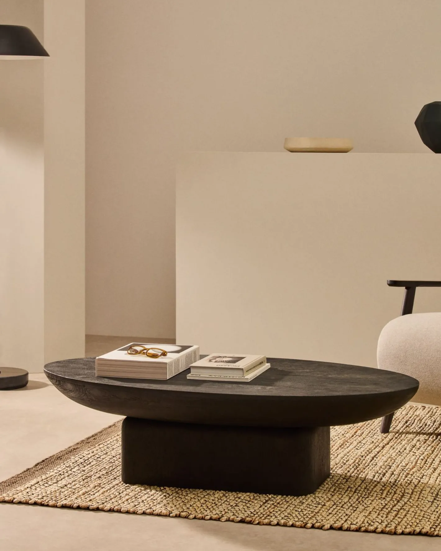 Hot Kave Home Ovak Salontafel Zwart