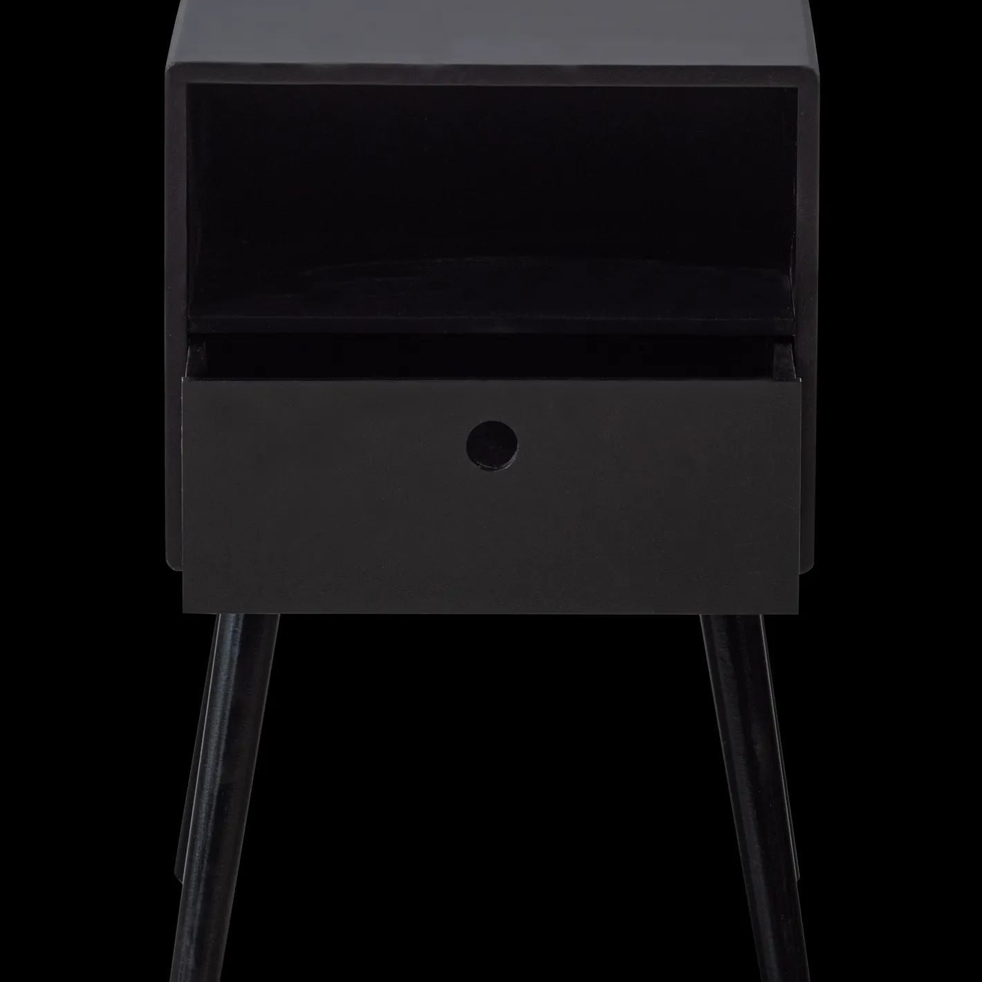 Clearance WOOOD Ozzy Nachtkastje Black