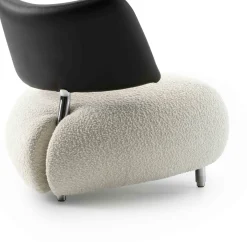 New Leolux Pallone Pa Soft Fauteuil Beige, Thunder